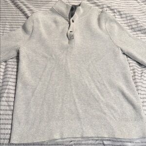 Express Light Gray Turtleneck Sweater